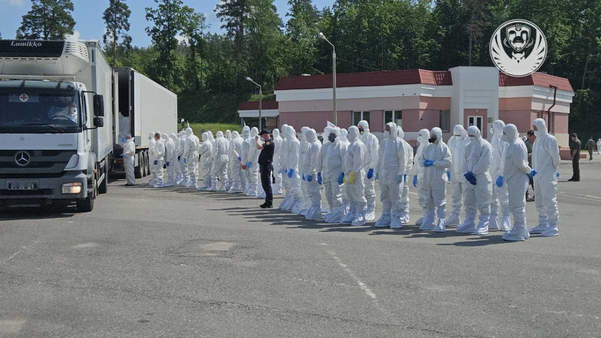 Body exchange on June 16. Photo: Coordination Headquarters