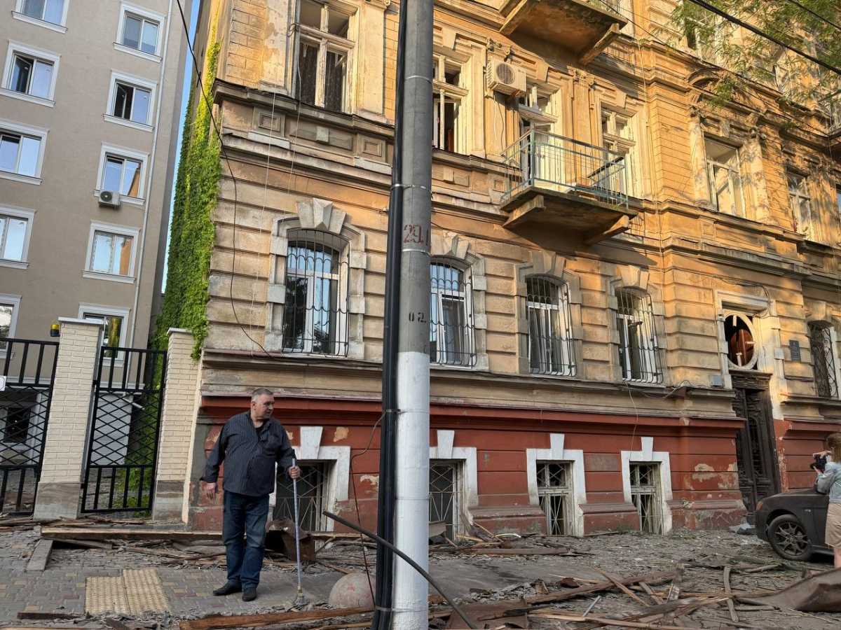 The russians attacked Odesa on the night of June 17. Photo: Odesa Regional Military Administration