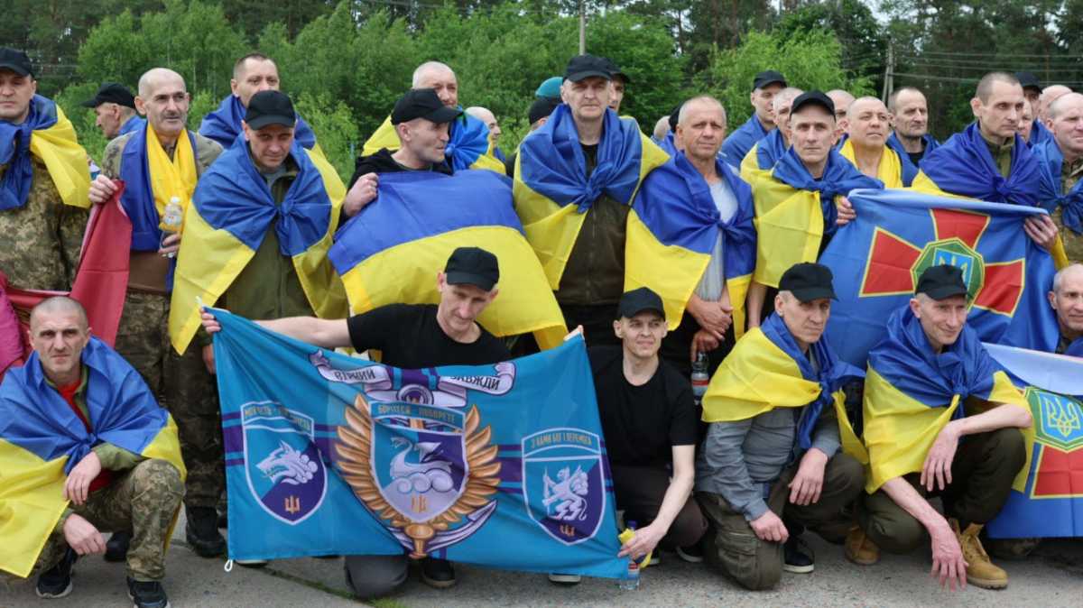 Обмін полоненими 19 червня. Фото: Telegram/Координаційний штаб з питань поводження з військовополоненими