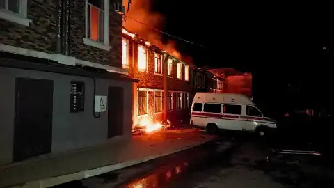 Последствия атаки РФ по Киевской области в ночь на 23 июня. Фото: ГСЧС Украины