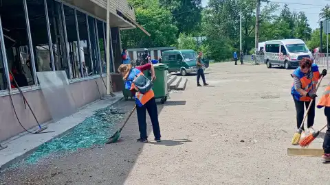 Последствия атаки на Днепр. 24.06.2025. Фото: telegram/borys_filatovv