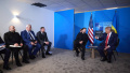 European leaders assess virtual talks with US President
