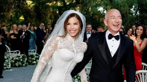 Джефф Безос та Лорен Санчес. Фото: Lauren Sánchez Bezos/Instagram
