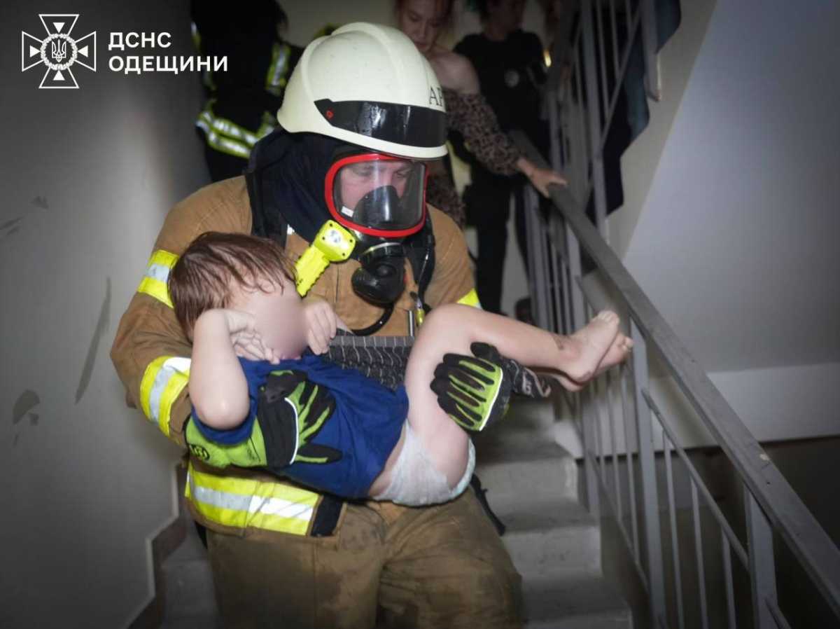 Порятунок дитини. Фото: ДСНС