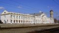 Russians damage railway station in Poltava at night