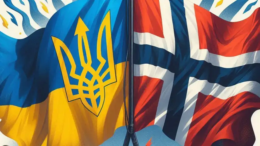 Норвегия присоединилась к инициативе по усилению кибербезопасности Украины. Рисунок: Gromada.no.