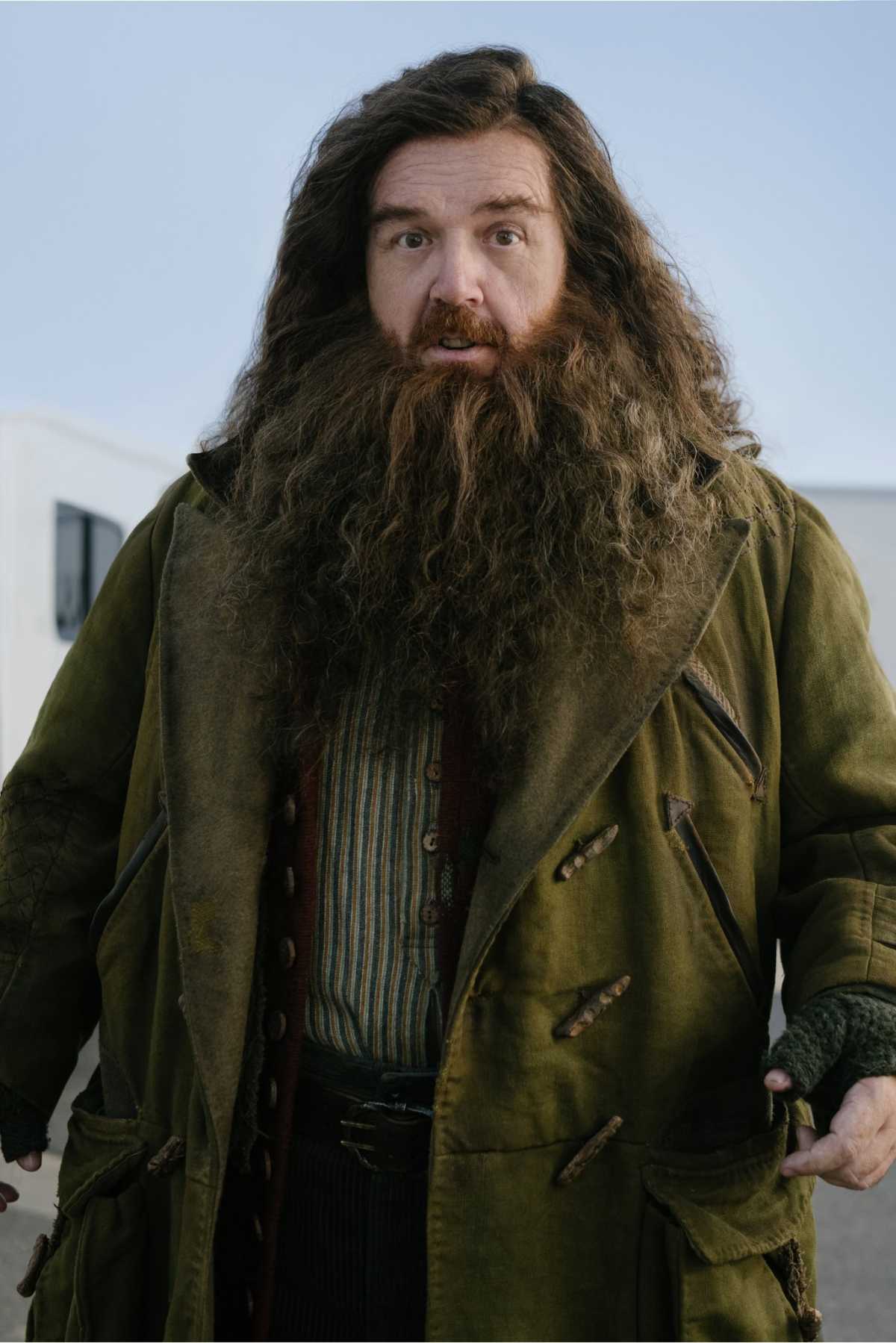 Ник Фрост в роли Хагрида. Фото: HBO