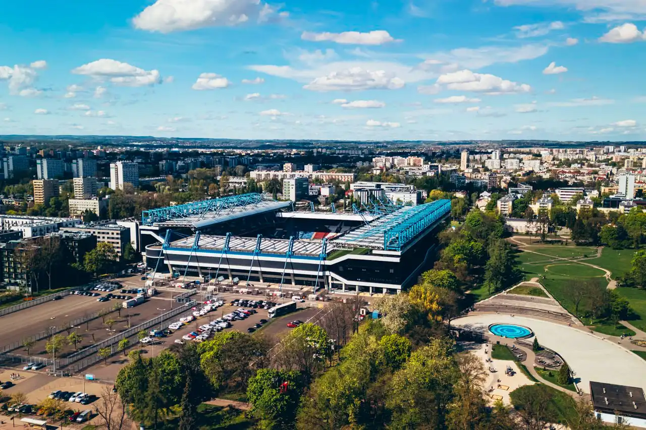 Стадіон імені Генрика Реймана (Краков, Польща). Фото: УПЛ Стадіон імені Генрика Реймана (Краков, Польща). Фото: УПЛ