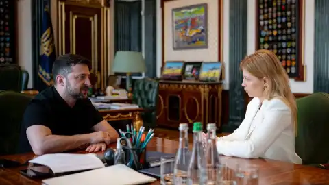 Зеленський і Стефанішина. Фото: x.com/ZelenskyyUa