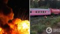 In russia, train with chemicals exploded near city with million inhabitants, information about threat hidden -