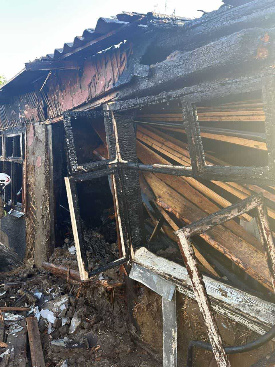 The consequences of the russian attack in the Ivano-Frankivsk Region. Photo: Telegram/Martsinkiv.ONLINE