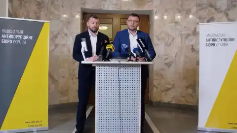 Руководитель САП Александр Клименко и директор НАБУ Семен Кривонос. Фото: скриншот видео.