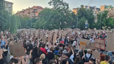 Акция протеста в Киеве. Фото: социальные сети