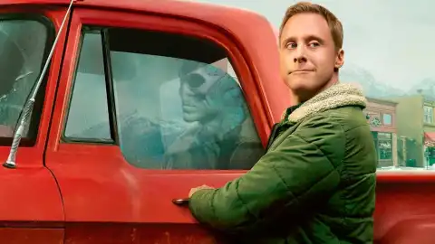 Постер сериала "Засланец из космоса" с Аланом Тьюдиком