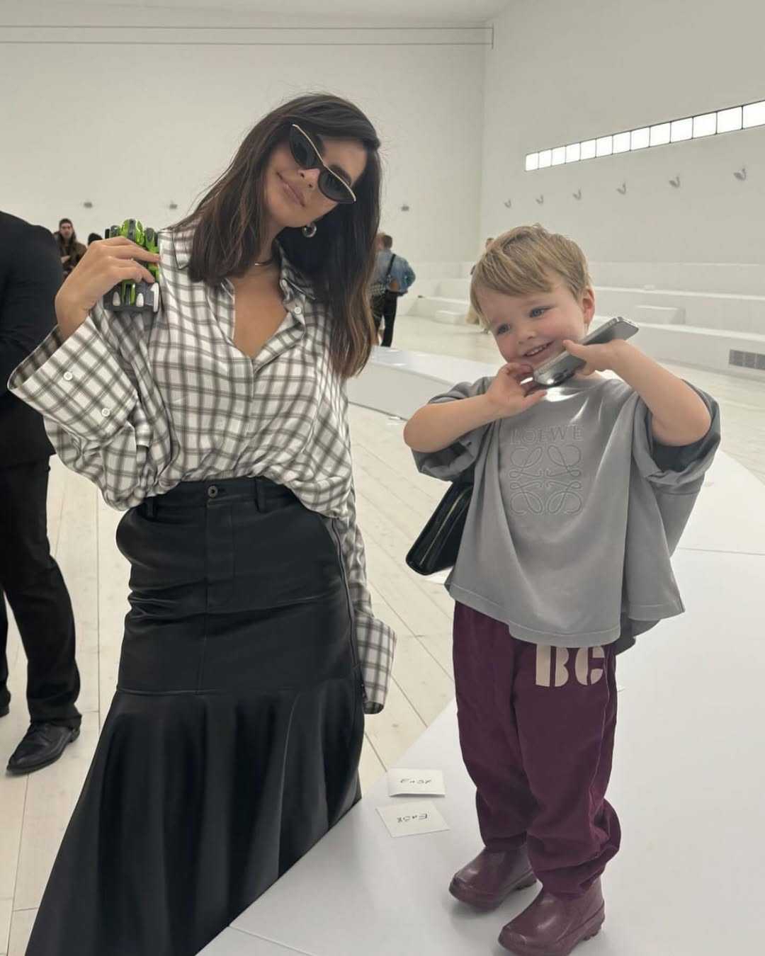 Емілі Ратаковскі з сином Сильвестром. Фото: instagram/emrata