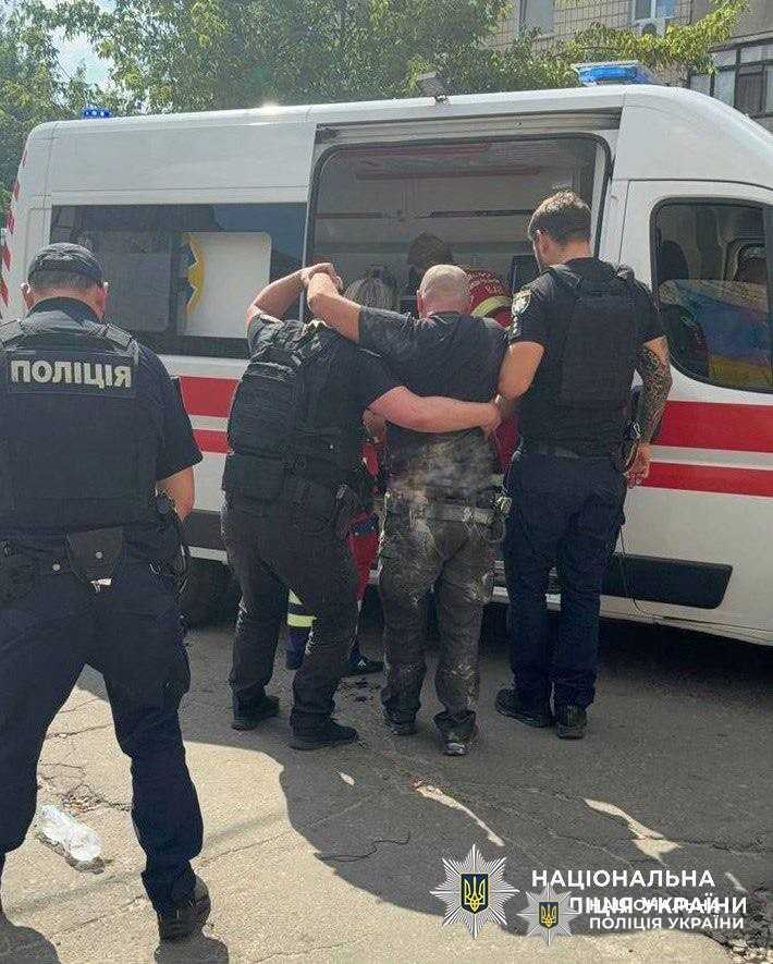 Місце події. Київ. Фото: Нацполіція