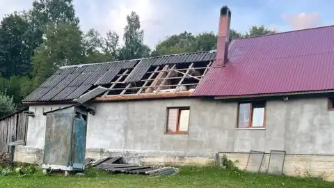 В Закарпатье "шахед" упал в селе Липовец, повреждена линия ЛЭП и здания