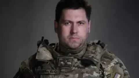 Заступник командира полку БпЛА "Ахіллес" Олесь Маляревич. Фото: Facebook/Олесь Маляревич