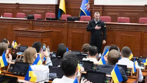Кличко обсудил со студентами и выпускниками американских вузов перспективы послевоенного восстановления Киева и Украины