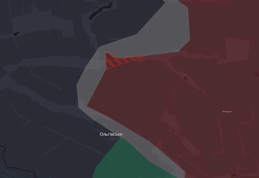 Скріншот інтерактивної мапи проєкту DeepState.
