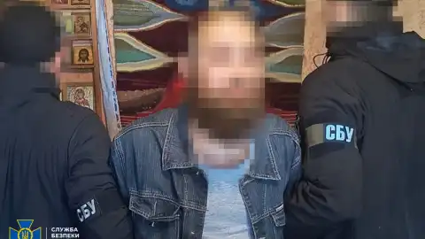 Задержание корректировщика. Фото: СБУ