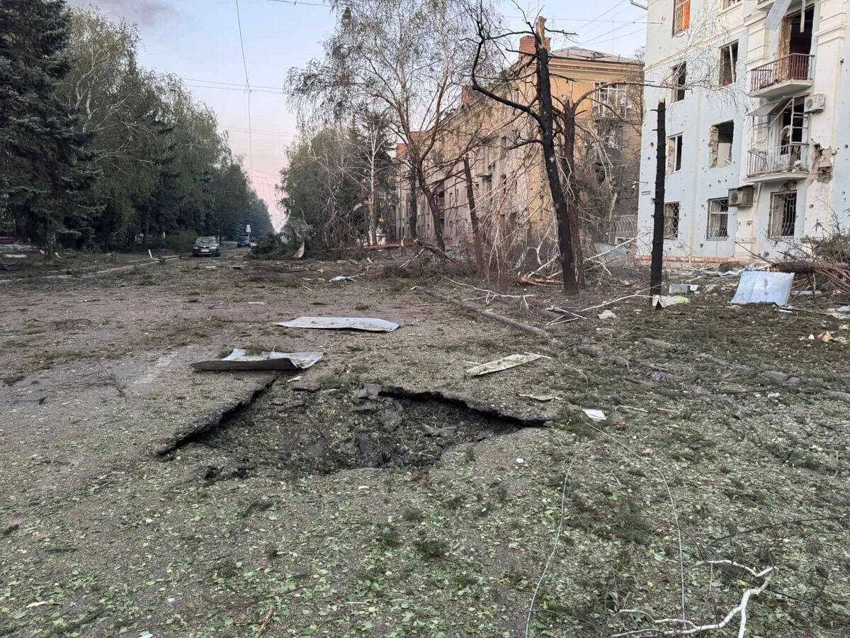 Consequences of the russian attack. Photo: facebook/Oleksandr Honcharenko.