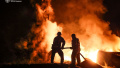 RF strikes rescuers in Chernihiv Region who were extinguishing fire at critical infrastructure facility