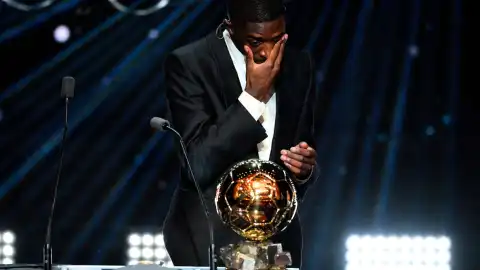 Усман Дембеле получил "Золотой мяч - 2025". Фото: Ballon d'Or