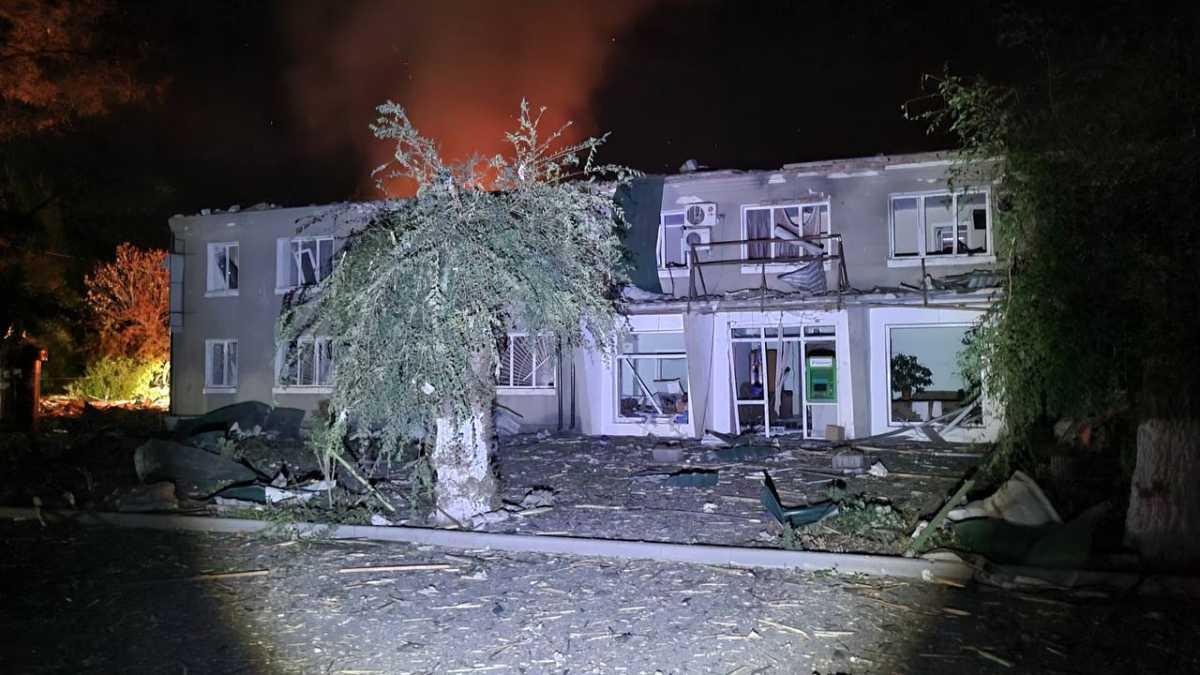 The russians attacked the Odesa Region at night. Photo: Telegram/Oleh Kiper/Odesa Regional State Administration