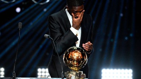 Усман Дембеле получил "Золотой мяч - 2025". Фото: Ballon d'Or