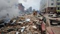 State Emergency Service shows photos from Petropavlivska Borshchahivka, where residential complex was
