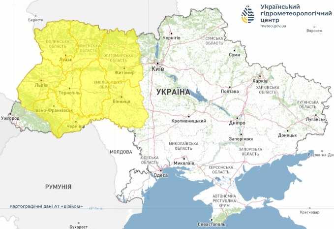 Заморозки в Украине