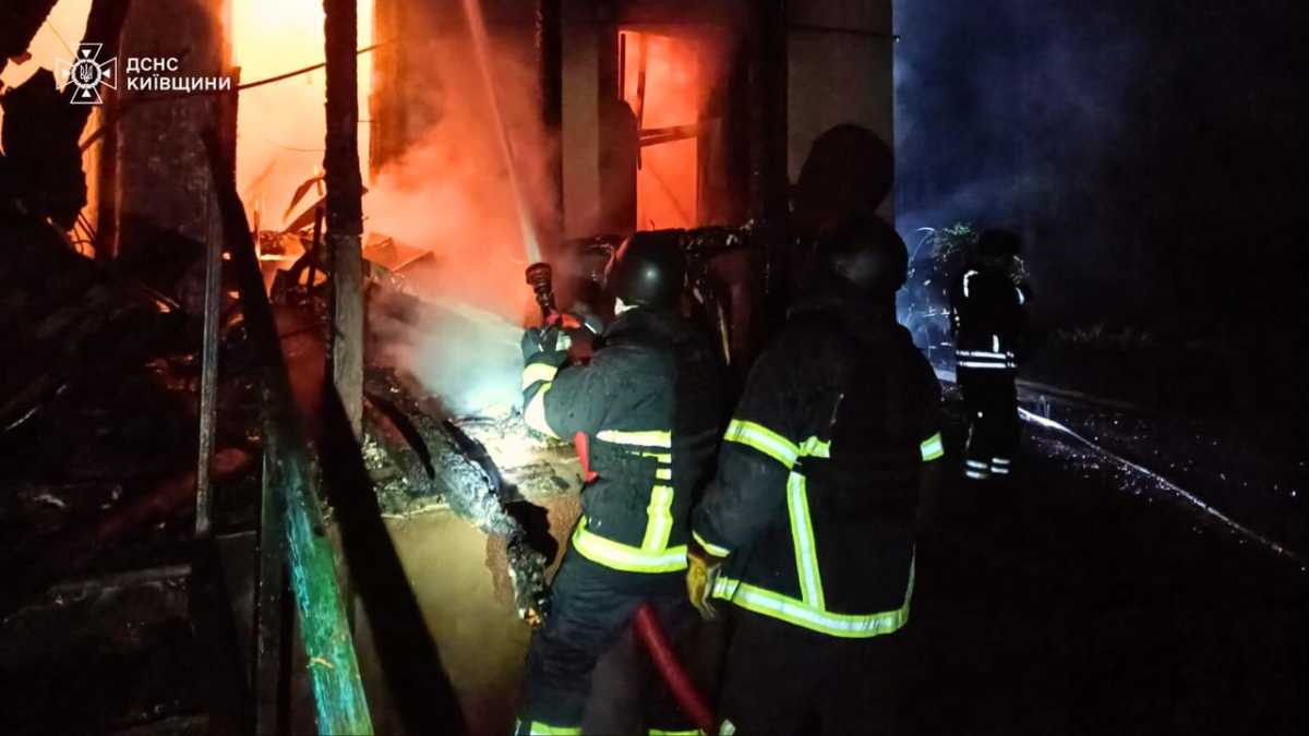 Consequences of the Russian attack.Photo: SES
