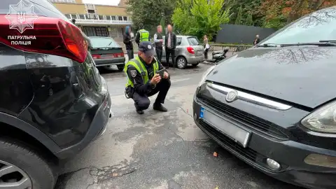 Оформление материалов ДТП в электронном виде. Фото: Патрульная полиция