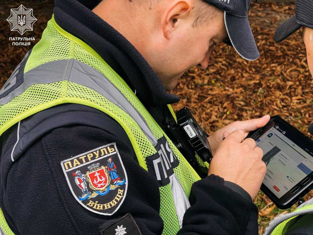 Оформление материалов ДТП в электронном виде. Фото: Патрульная полиция