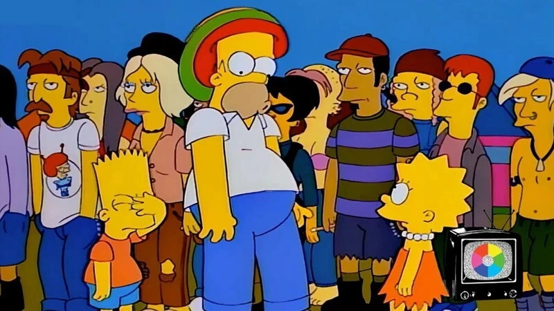 No Doubt у Сімпсонах (ліворуч за Бартом). Фото: The Simpsons