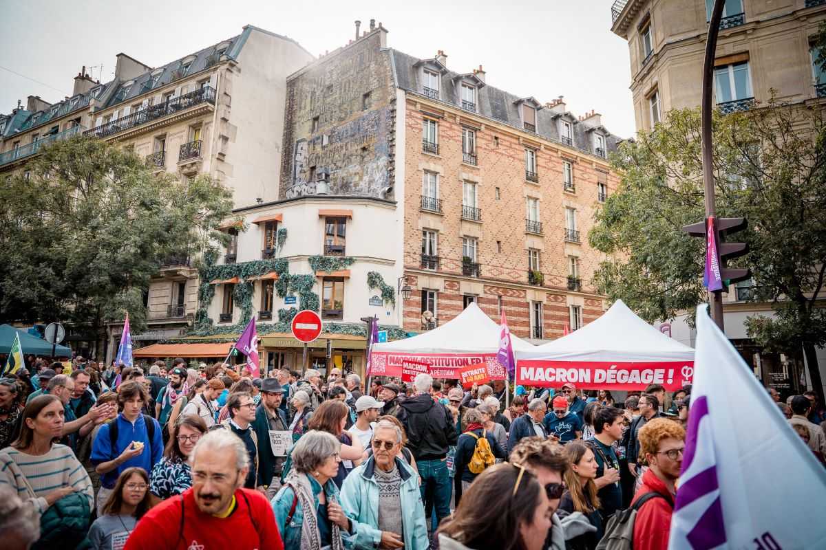 Протести у Франції. x/FranceInsoumise