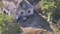 Ukrainian soldiers in the village of Sosnivka. Photo: screenshot of the video.