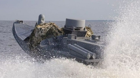 Україна створила новий тип безпілотного надводного корабля. Фото: UNITED24 / Telegram
