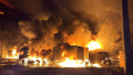 Fire in the Odesa Region after the russian attack. Photo: SESU