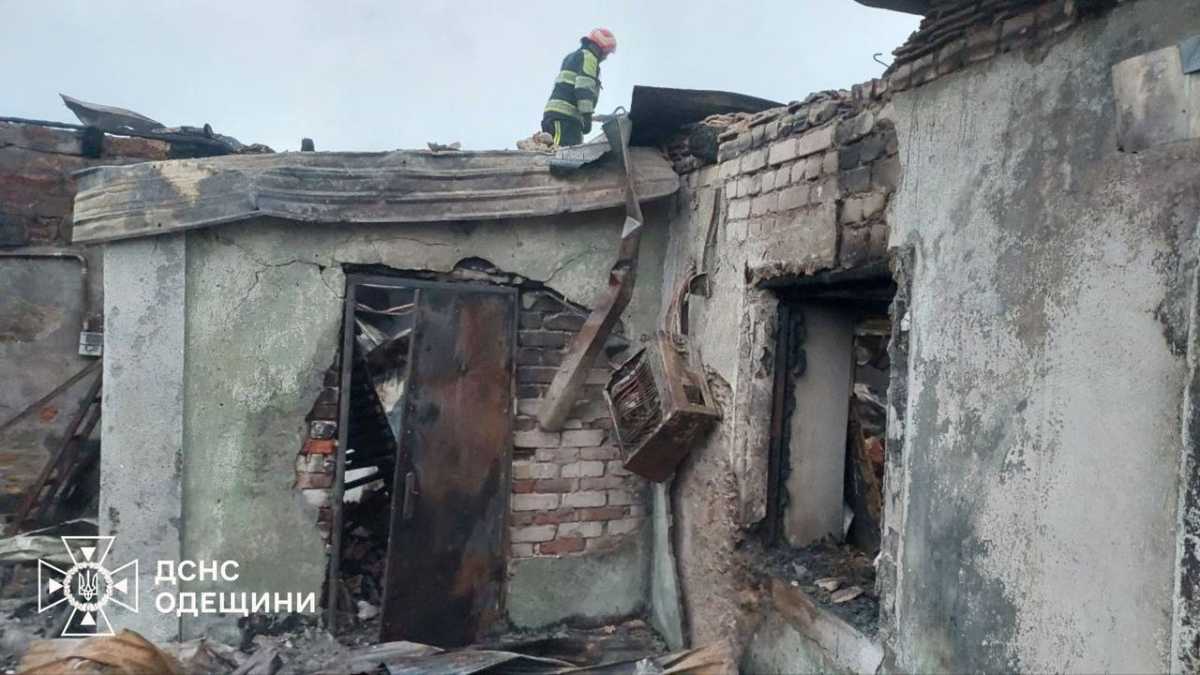 Russian Federation massively attacked Odesa region. Photo: SES