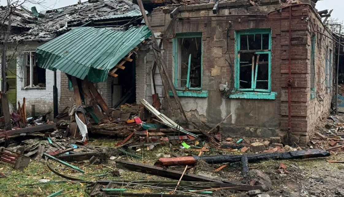 Consequences of Russian shelling. Photo: Donetsk regional prosecutor's office