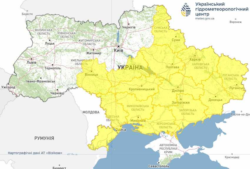 Заморозки в Україні 