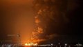 In Feodosia, oil depot burned at night after drone attack - explosions were heard throughout Crimea