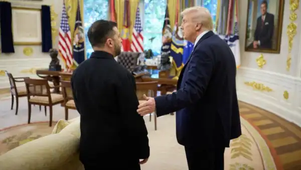 Zelenskyy and Trump. Photo: Zelenskyy's Telegram channel.