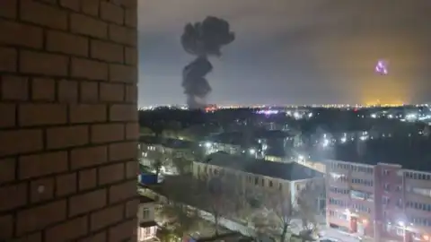 Взрыв в Копейске. Скриншот видео