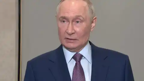 Владимир Путин. Скриншот трансляции