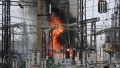 A power substation was attacked in russia. Photo: Media.az.