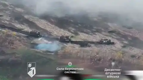 Отражение атаки оккупантов. Фото: скриншот видео.