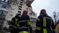 The aftermath of the explosion in Khmelnytskyi. Photo: State Emergency Service of the Khmelnytskyi Region
